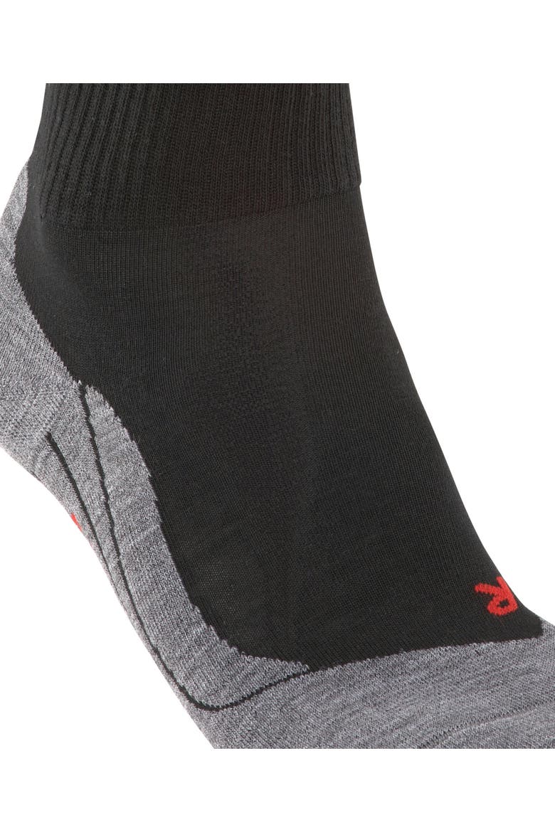 TK5 Wander Short Hiking Socks, Alternate, color, Black-Mix