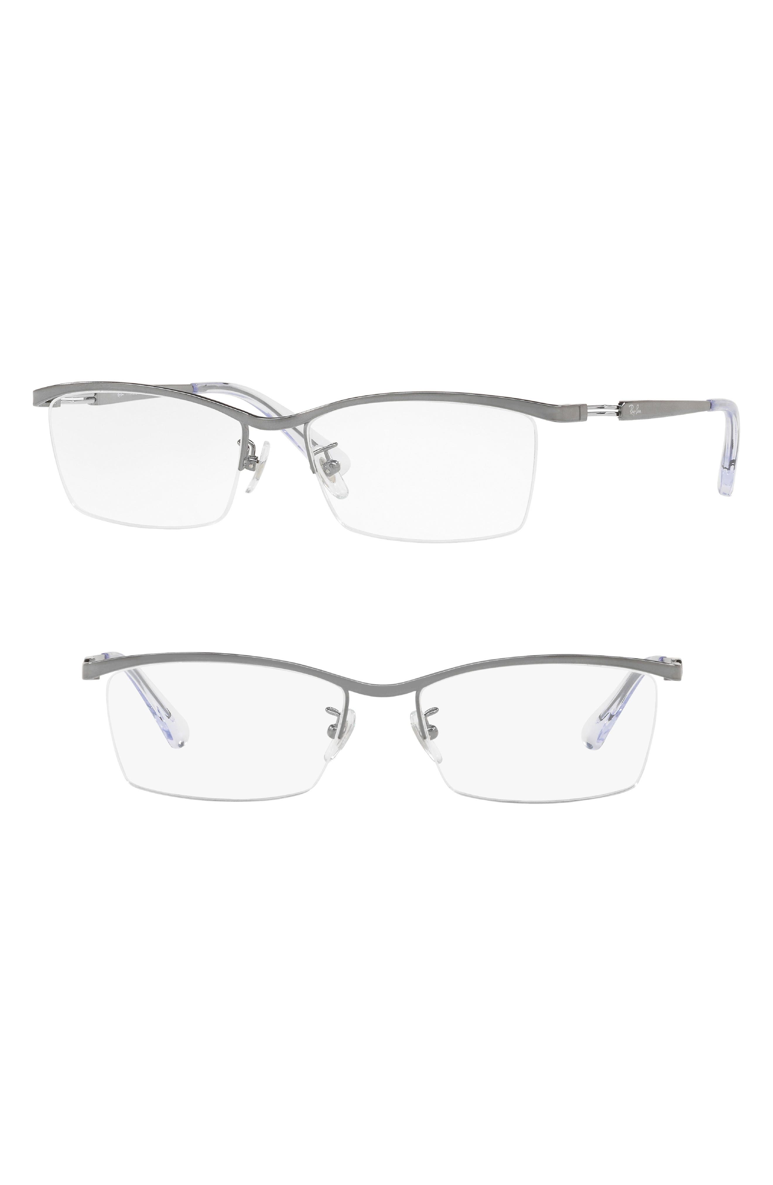 55mm Semi Rimless Optical Glasses