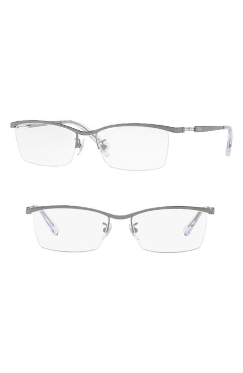 55mm Semi Rimless Optical Glasses