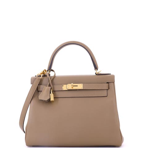 Kelly Handbag Brown Evercolor with Gold Hardware 28