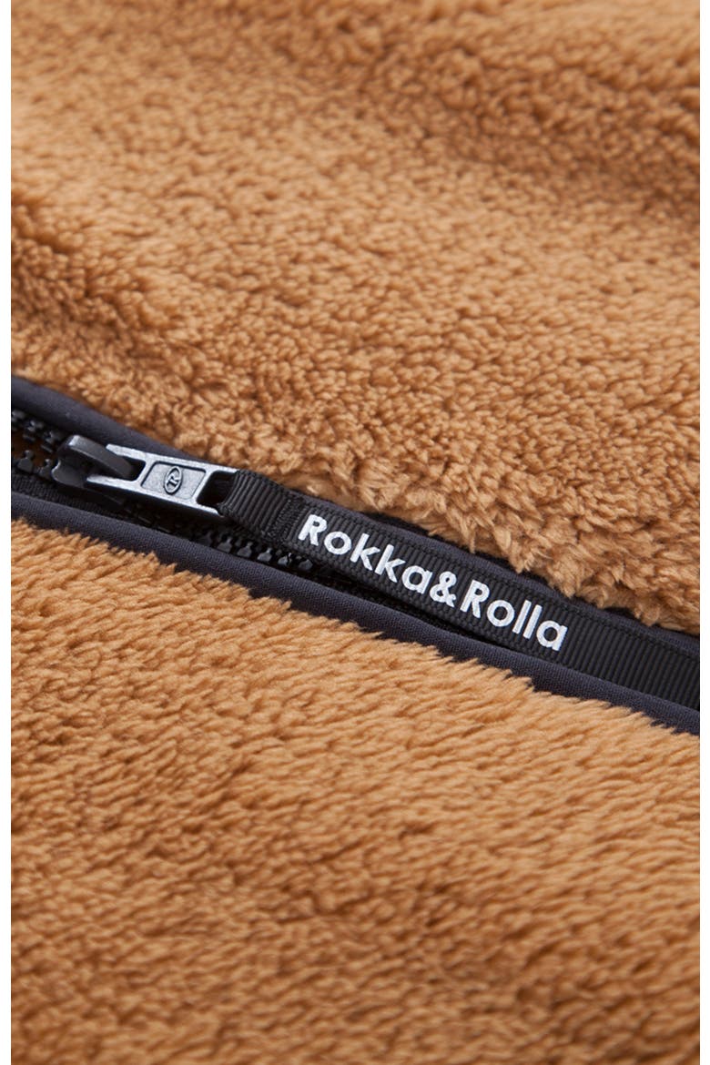 Kids' Teddy Soft Fleece Jacket, Alternate, color, Mocha bear