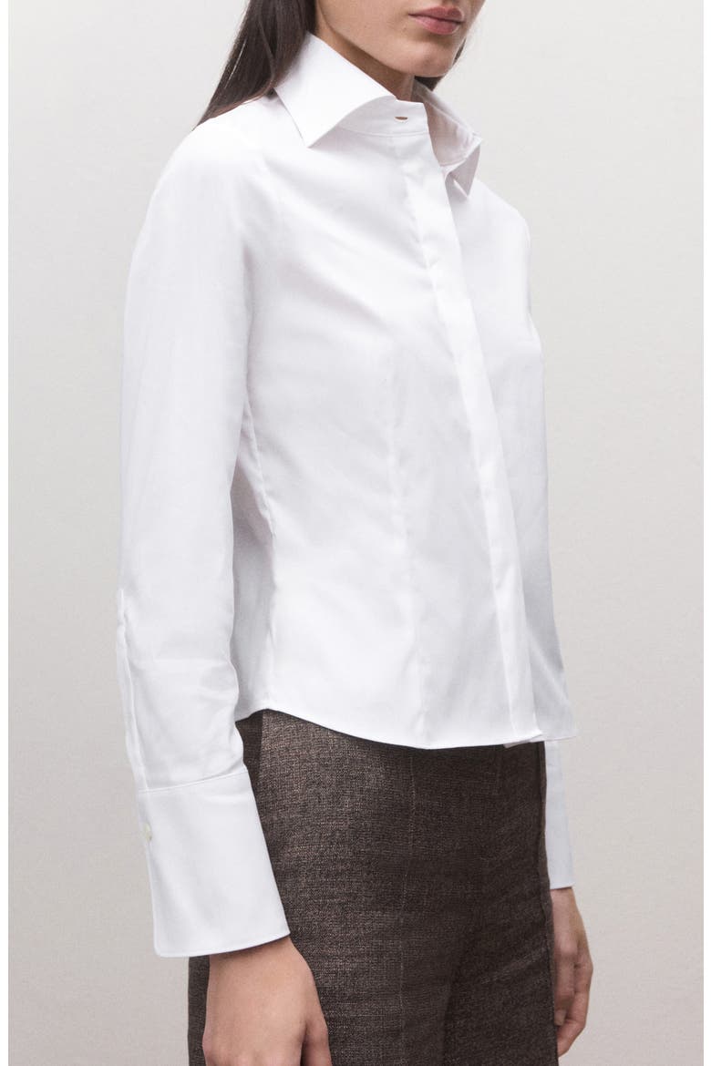 Button Up Shirt, Main, color, WHITE