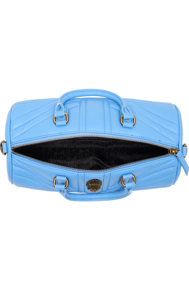 Kurt Geiger London Kensington UJ Quilted Leather Barrel Bag, Alternate, color,