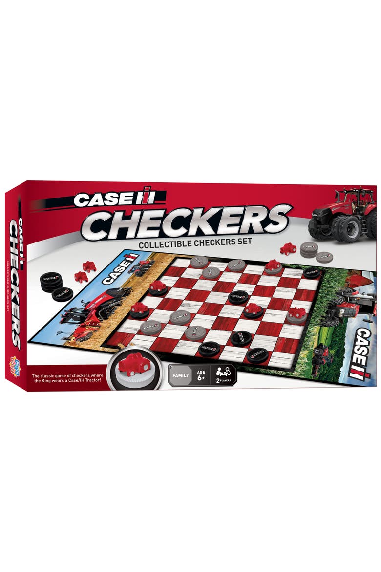 CASE IH Checkers Board Game, Main, color, Multicolor