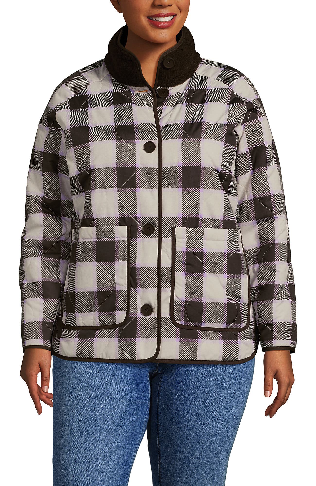 Rich Coffee/Brown Check