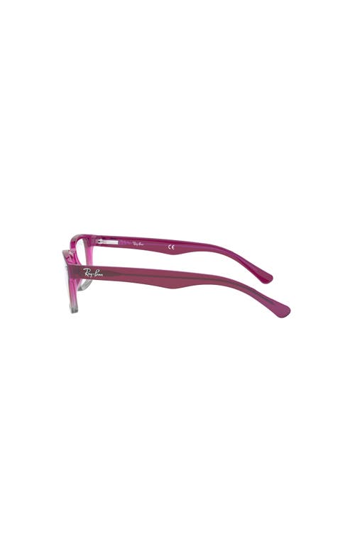Ray Ban Ray-ban 48mm Square Optical Glasses In Pink