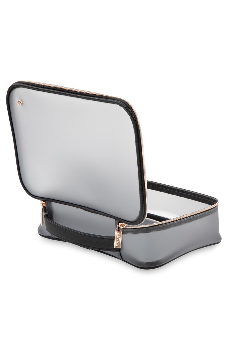 Stephanie Johnson Jumbo Makeup Case, Alternate, color, Black