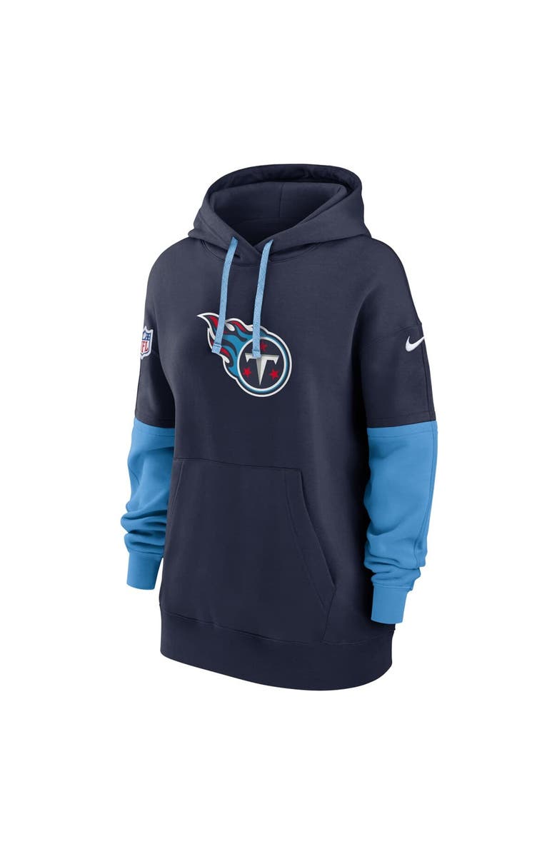 Nike Women's Nike Navy Tennessee Titans 2024 Sideline Essential Fleece Pullover Hoodie, Alternate, color, Navy