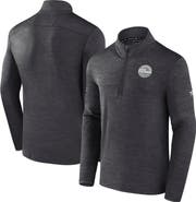 FANATICS Men's Fanatics Charcoal NHL Authentic Pro The Alumni Quarter-Zip Top