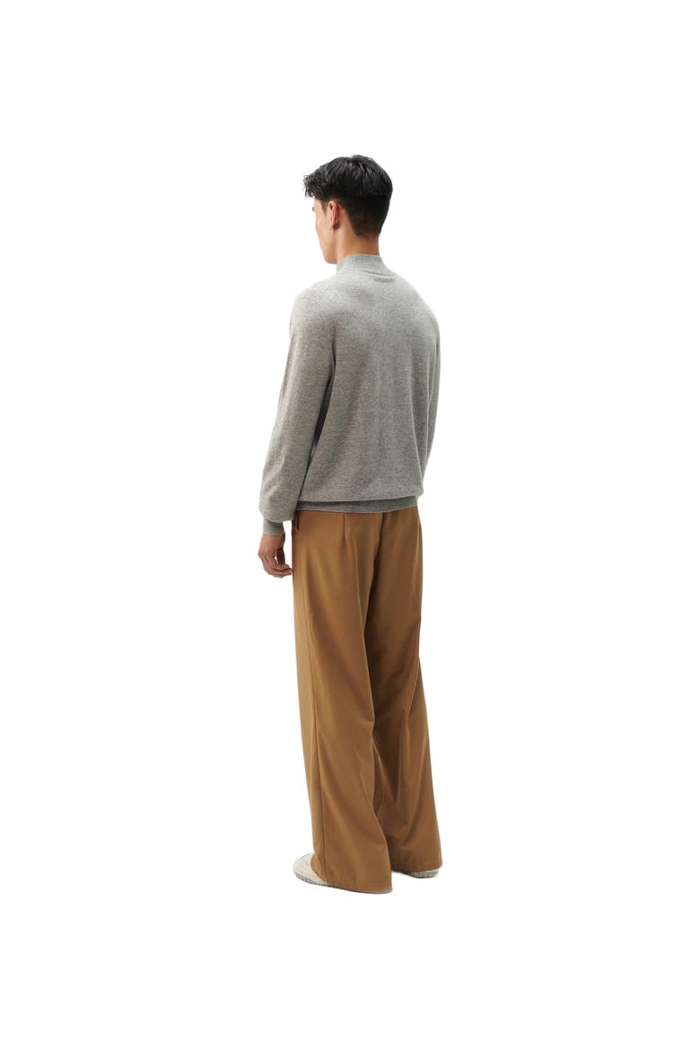 Essential Mock Neck Cashmere Sweater, Alternate, color, dawn blue