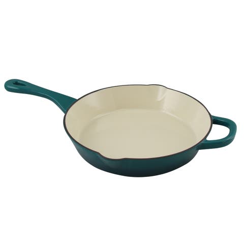 10 in. Round Enameled Cast Iron Skillet