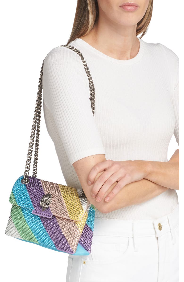 Kurt Geiger London Mini Kensington Rhinestone Shoulder Bag, Alternate, color,