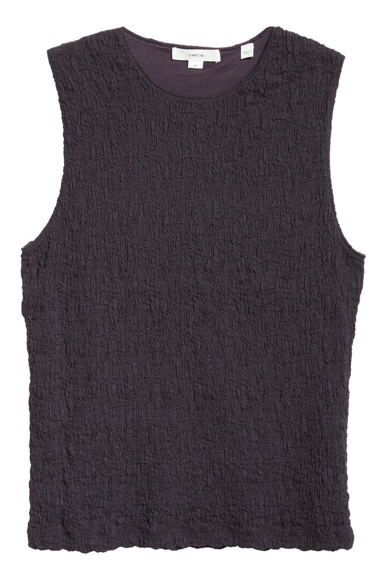 Smocked Sleeveless Top, Alternate, color, COASTAL
