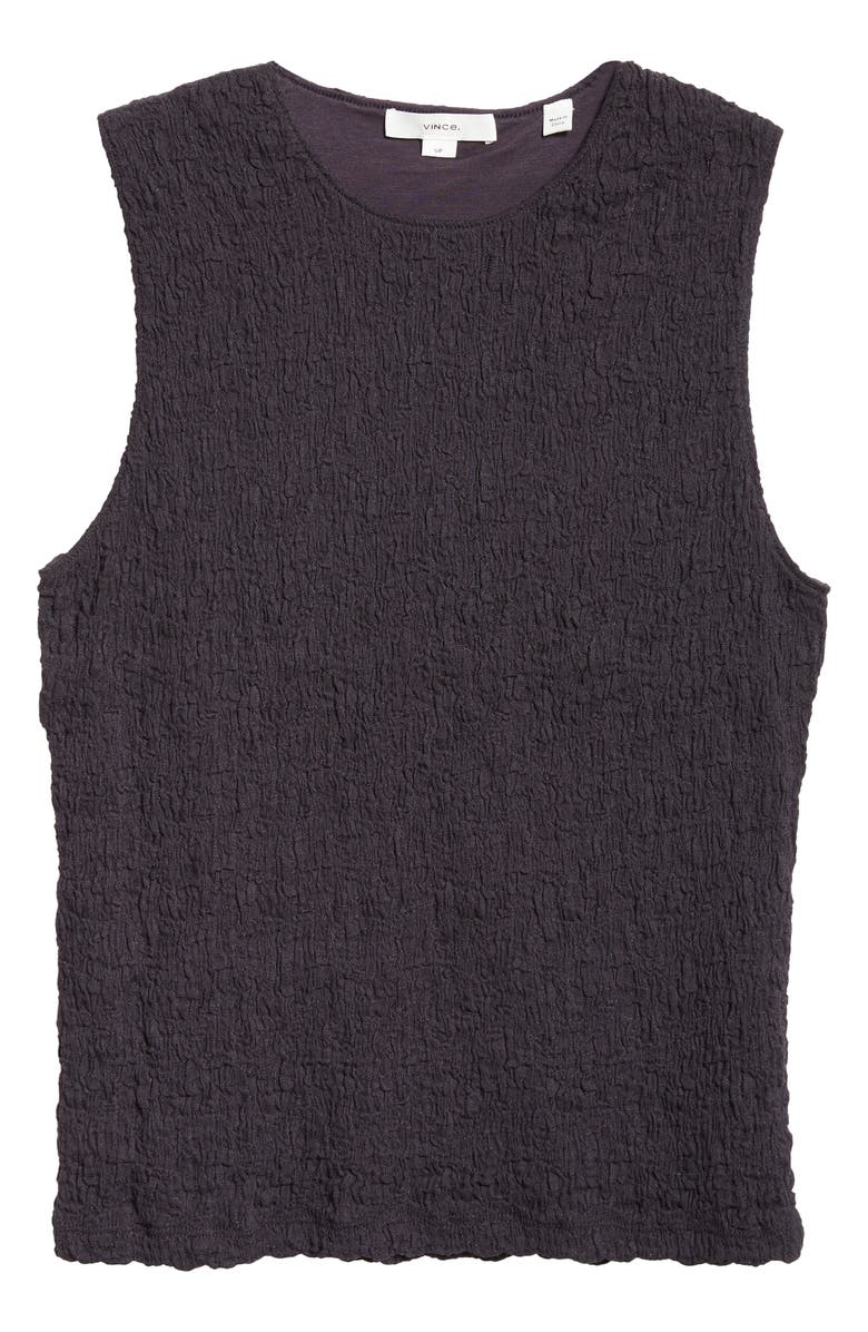 Vince Smocked Sleeveless Top, Alternate, color, Coastal