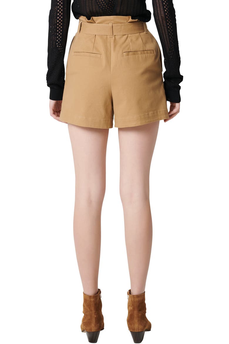 Ipure Belted Shorts, Alternate, color, CAMEL