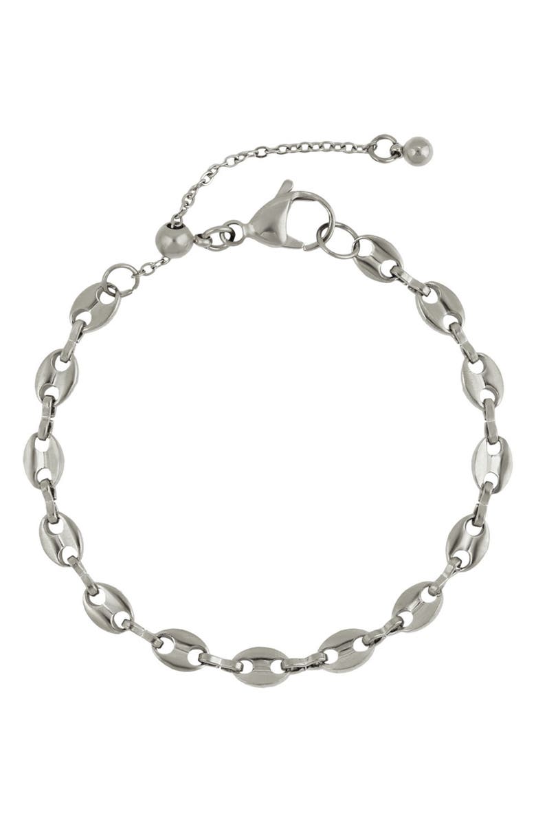 REBL Mariner Link Chain Bracelet, Alternate, color, Silver