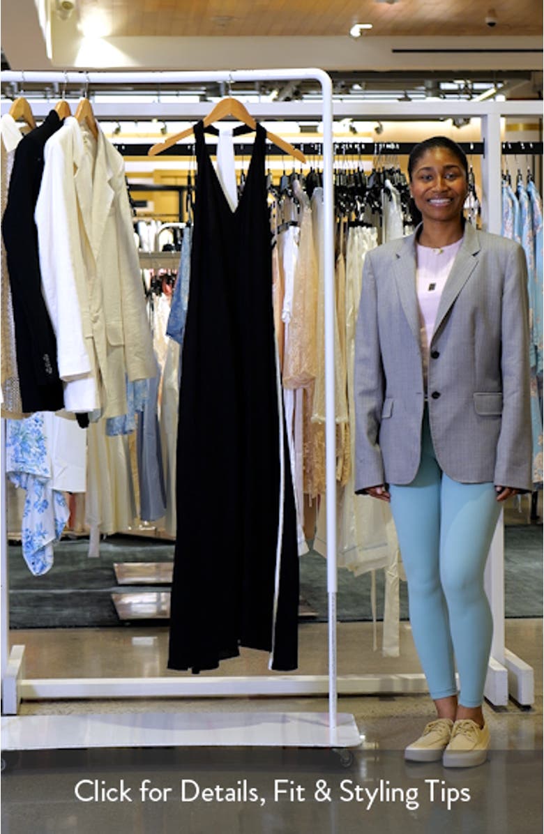 Contrast Trim Sleeveless Dress, sales video thumbnail