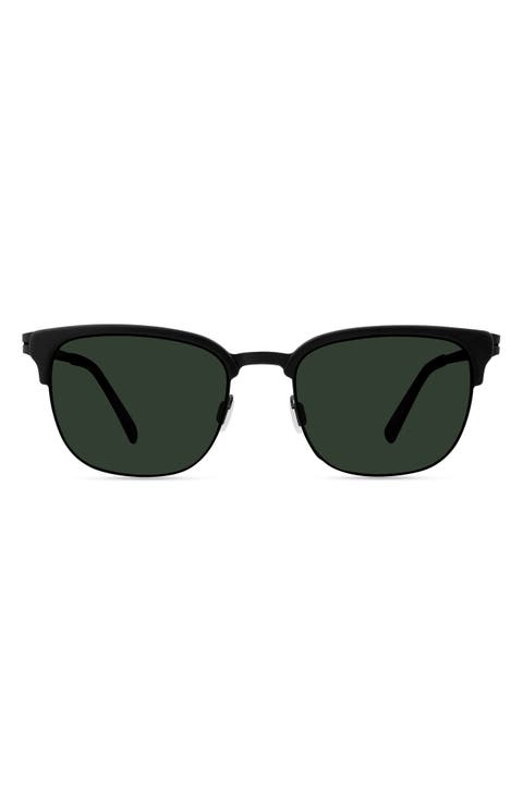 53mm Polarized Square Sunglasses