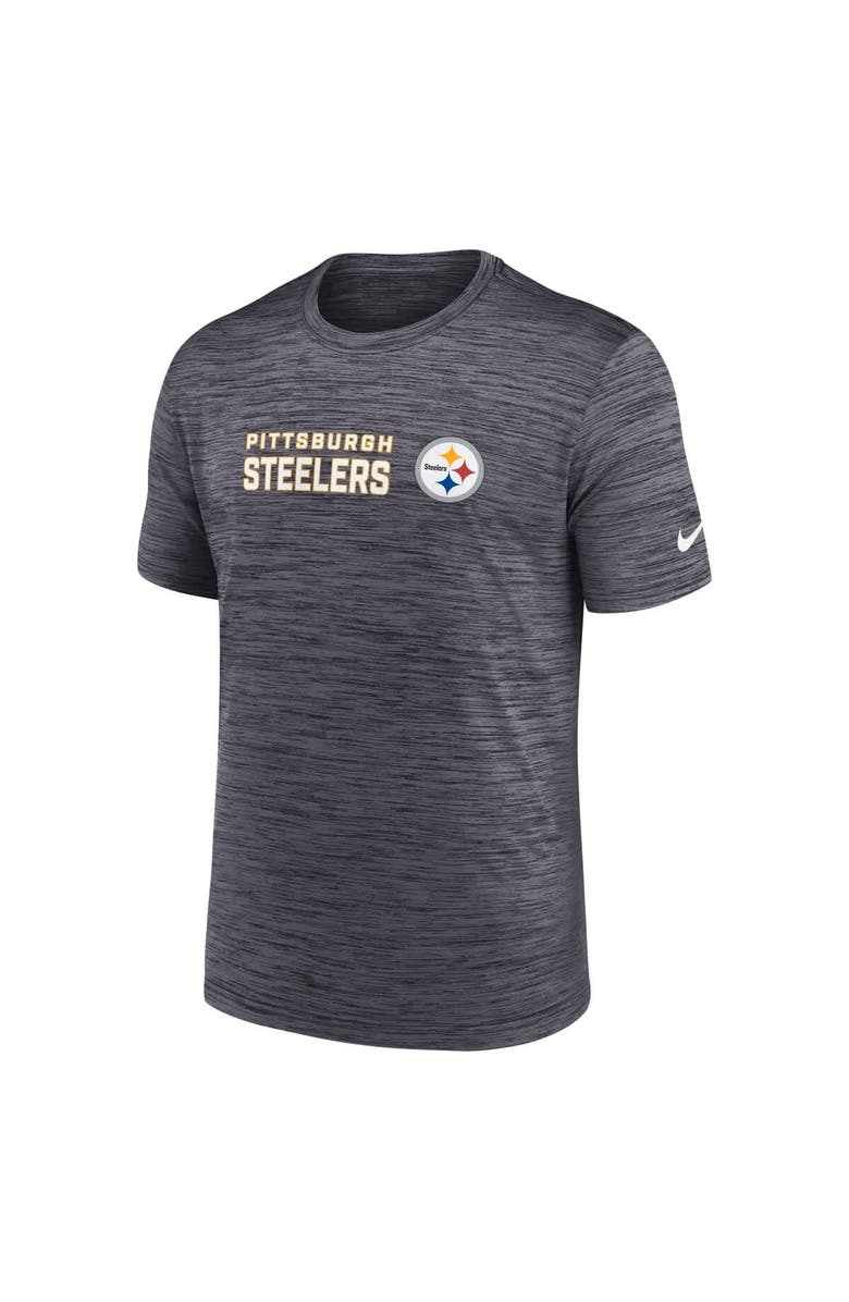 Nike Men's Nike Black Pittsburgh Steelers Big & Tall Primetime Reverse Play Velocity Performance T-Shirt, Alternate, color, Black