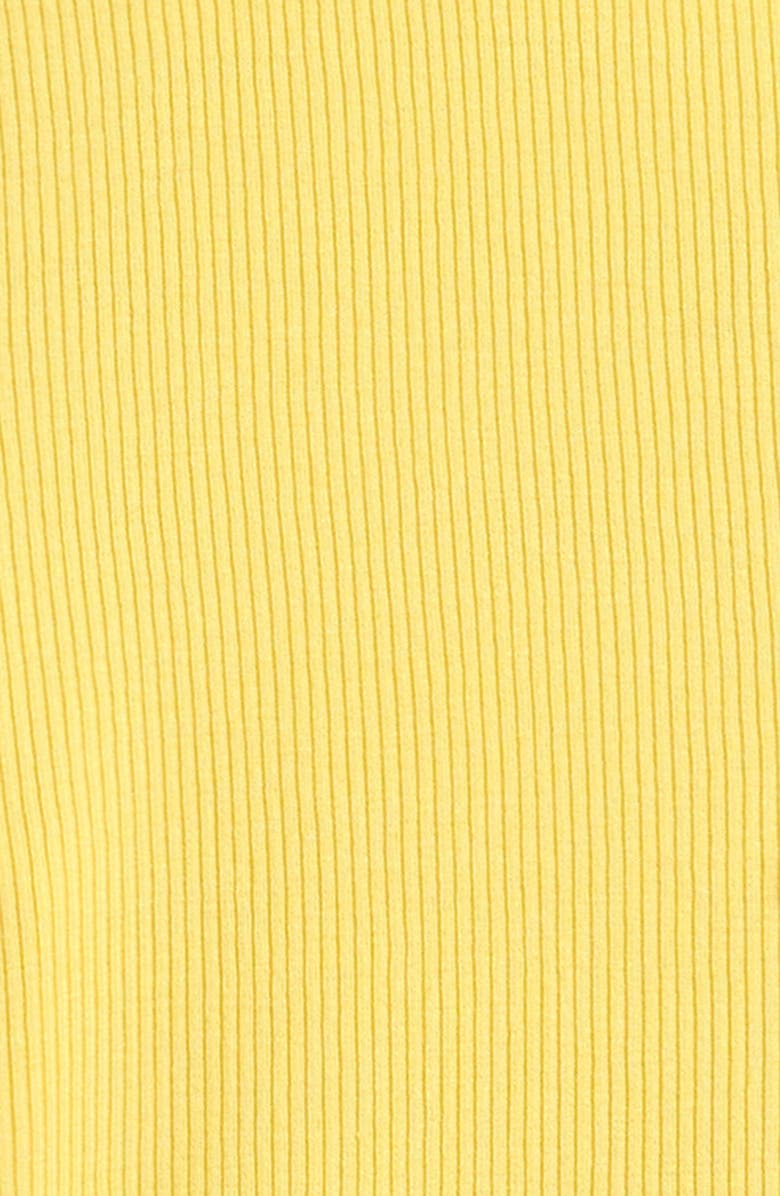 Cotton Emporium Kids' Bow Accent Rib T-Shirt, Alternate, color, Yellow