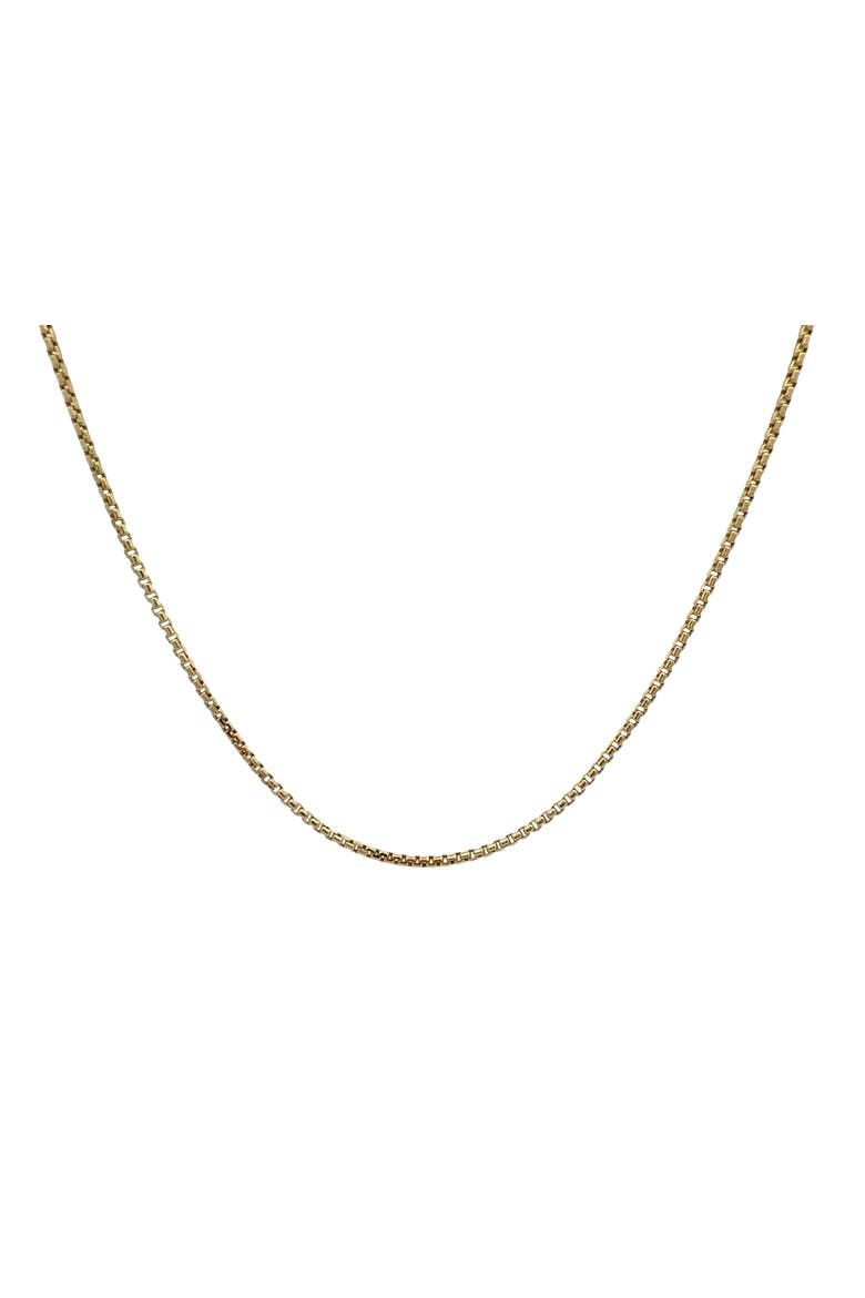 14K Box Link 2.3mm 20in Chain Necklace, Alternate, color, Yellow Gold