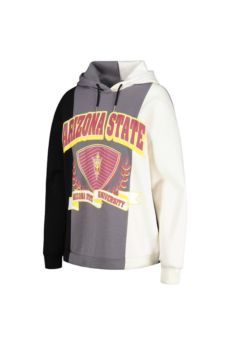 Women's Gameday Couture Black Arizona State Sun Devils Hall of Fame Colorblock Pullover Hoodie, Alternate, color, Black