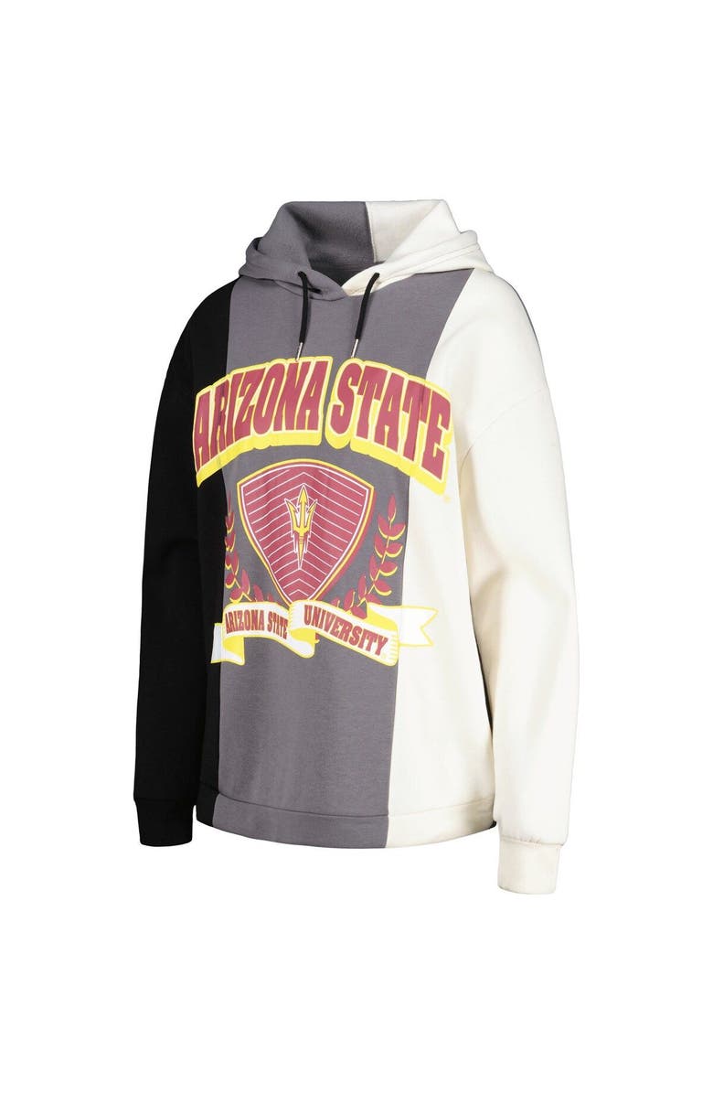 GAMEDAY COUTURE Women's Gameday Couture Black Arizona State Sun Devils Hall of Fame Colorblock Pullover Hoodie, Alternate, color, Black