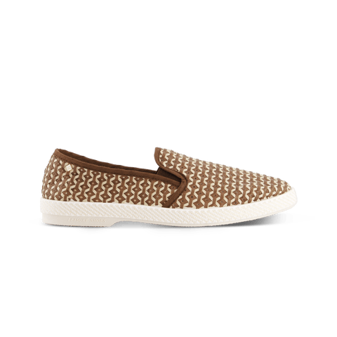 Classic Woven Leatherette Slip-On Loafer