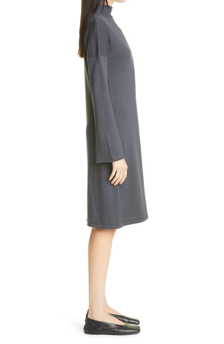 Max Mara Leisure Navile Turtleneck Wool Dress, Alternate, color, 