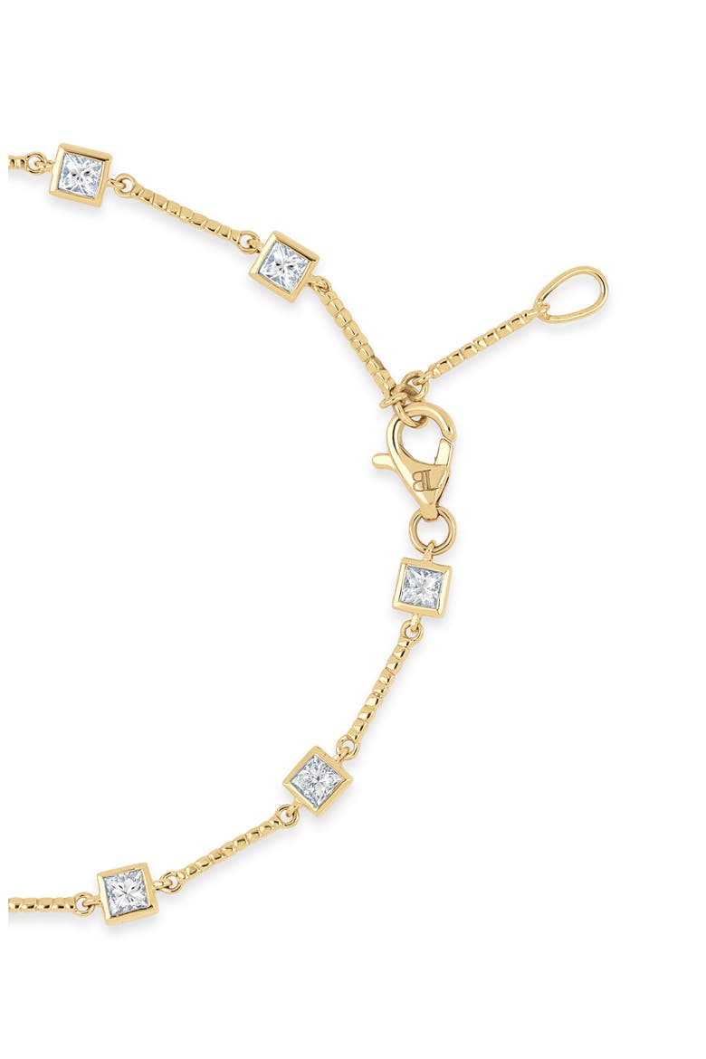 18K Gold Monaco Natural Diamond Station Bracelet (Online Trunk Show), Alternate, color, 18K YELLOW GOLD