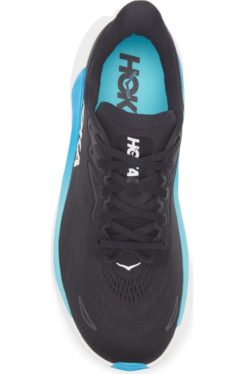 HOKA Arahi 8 Running Shoe, Alternate, color, Black / Skyward Blue