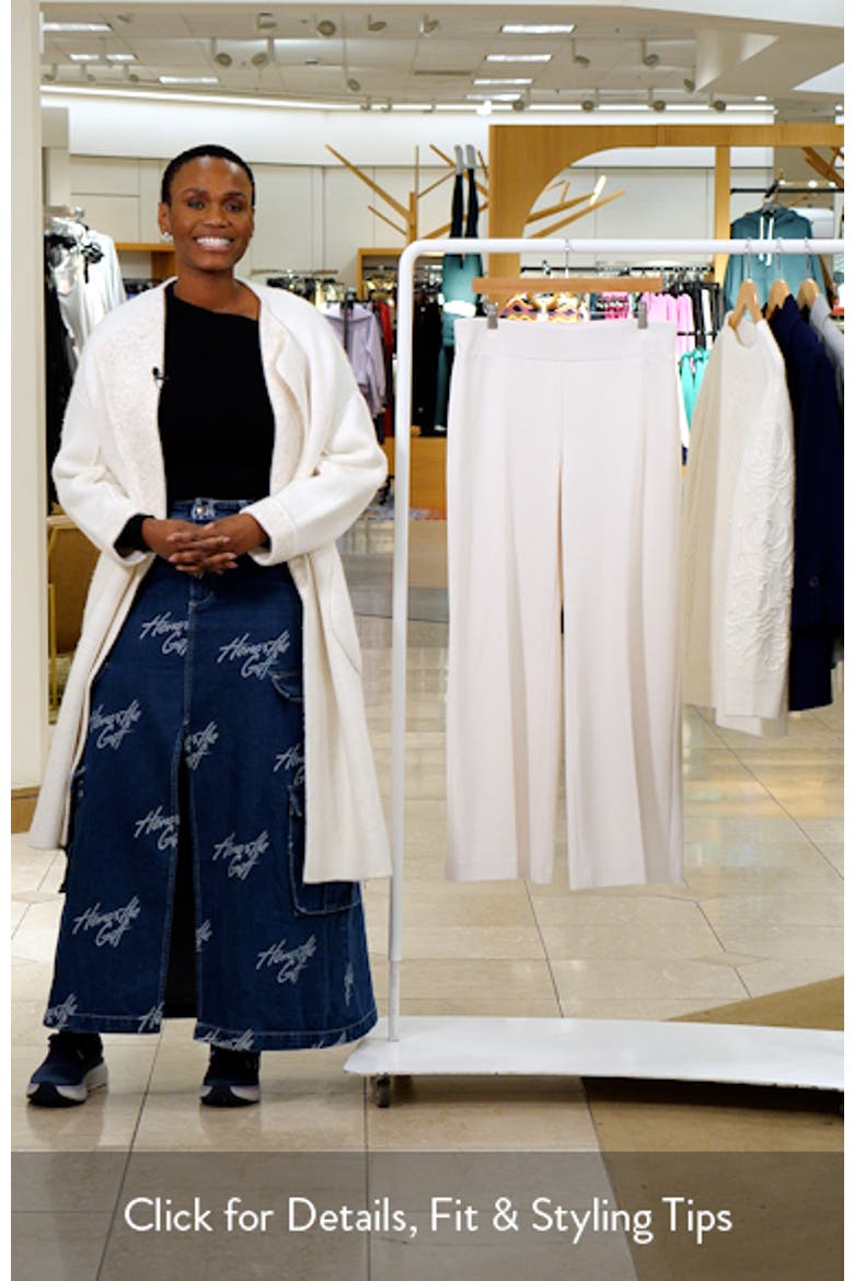 High Waist Wide Leg Pull-On Pants video