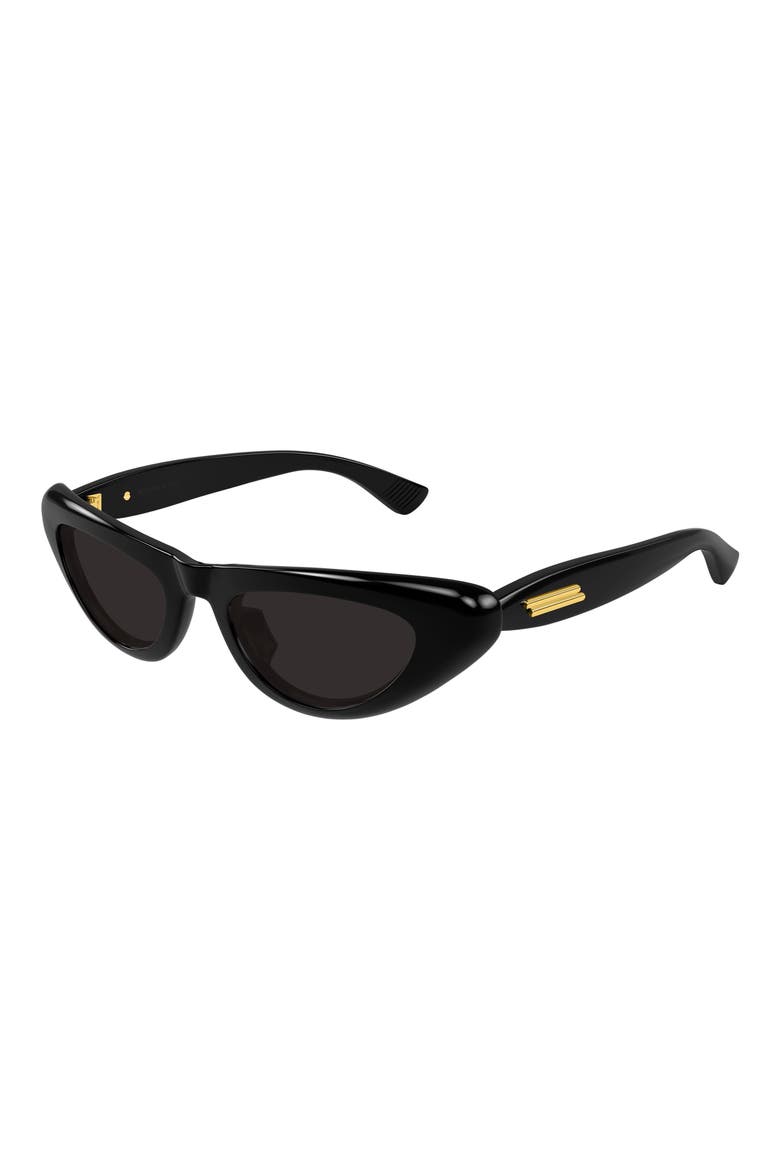 BV1450S Cat Eye Sunglasses, Alternate, color, BLACK