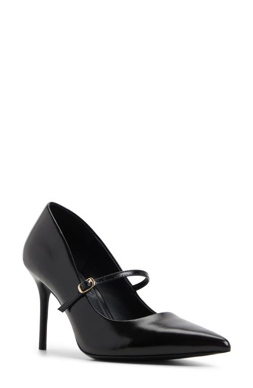 Aldo Eledeladar Pointed Toe Mary Jane Pump In Black