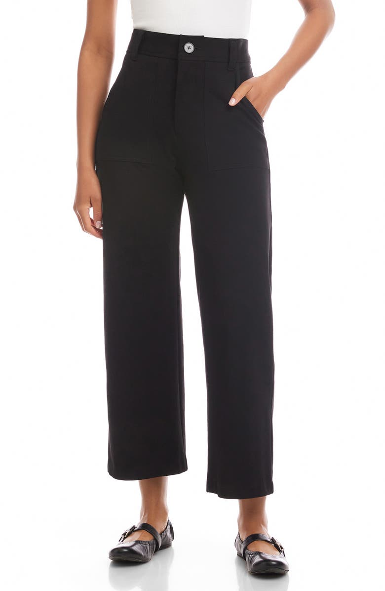 FIFTEEN TWENTY Rylee Crop Pants, Main, color, Black