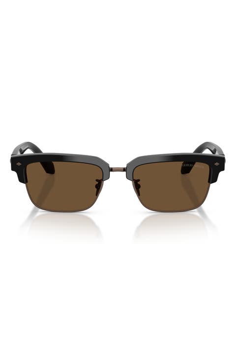 52mm Rectangular Sunglasses