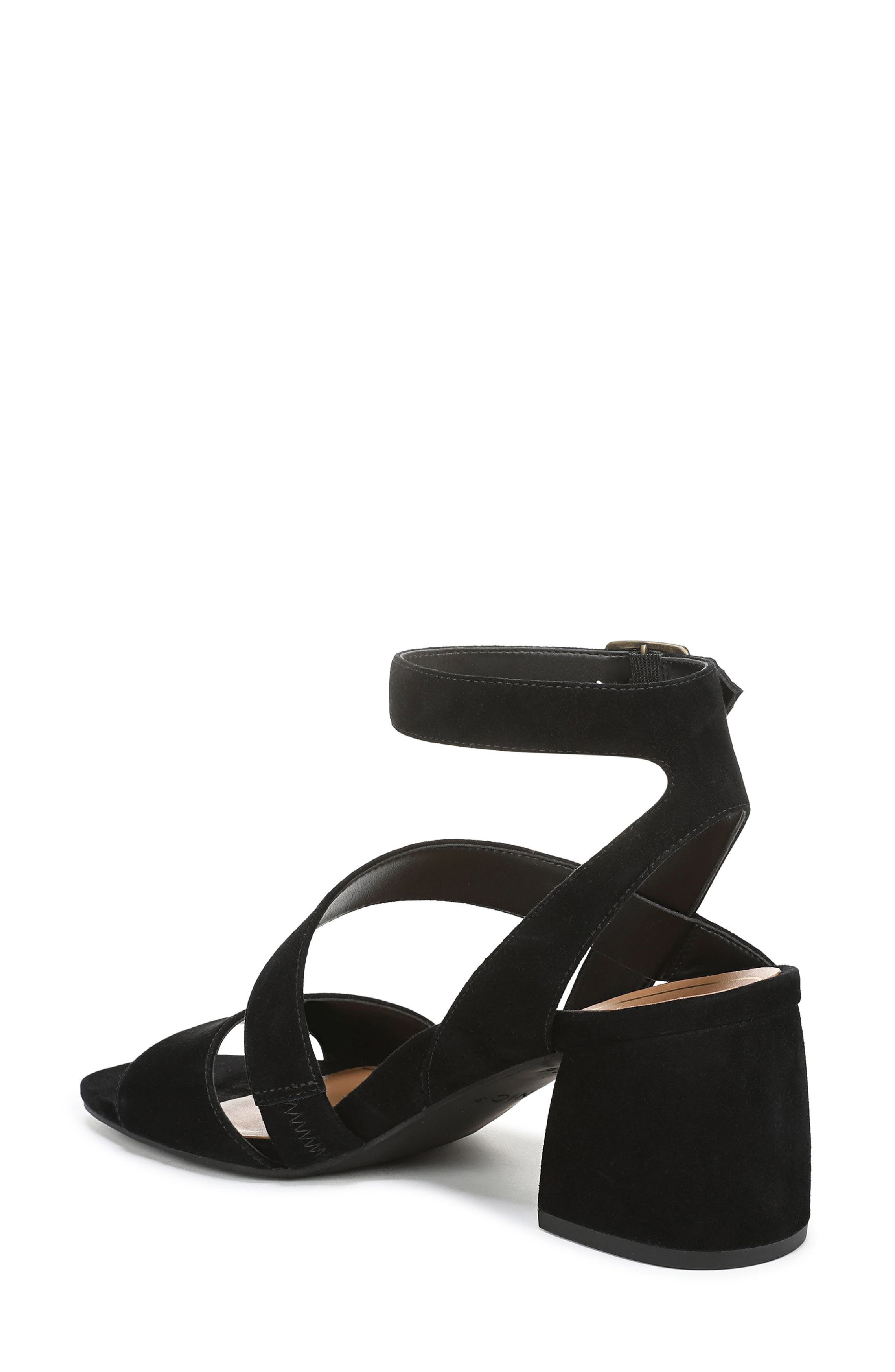 Vionic Samara Block Heel Sandal, Alternate, color, Black