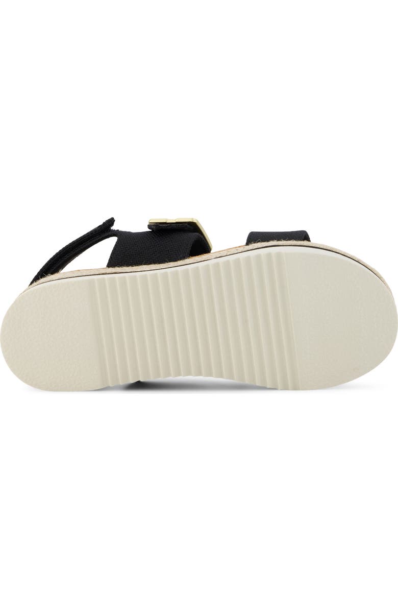 TOMS Kids' Giana Slingback Espadrille Platform Wedge Sandal, Alternate, color,