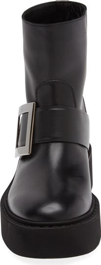 【関税込み】ROGER VIVIER 'Viv Rangers' ankle boots Roger Vivier Viv Rangers Moto Ankle Boot (Women) | Nordstrom