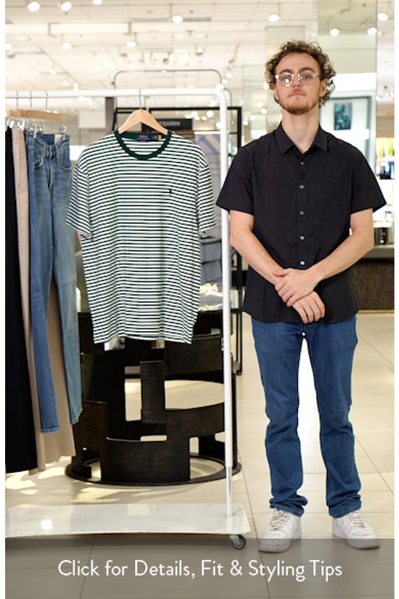Classic Fit Stripe Cotton Jersey T-Shirt video