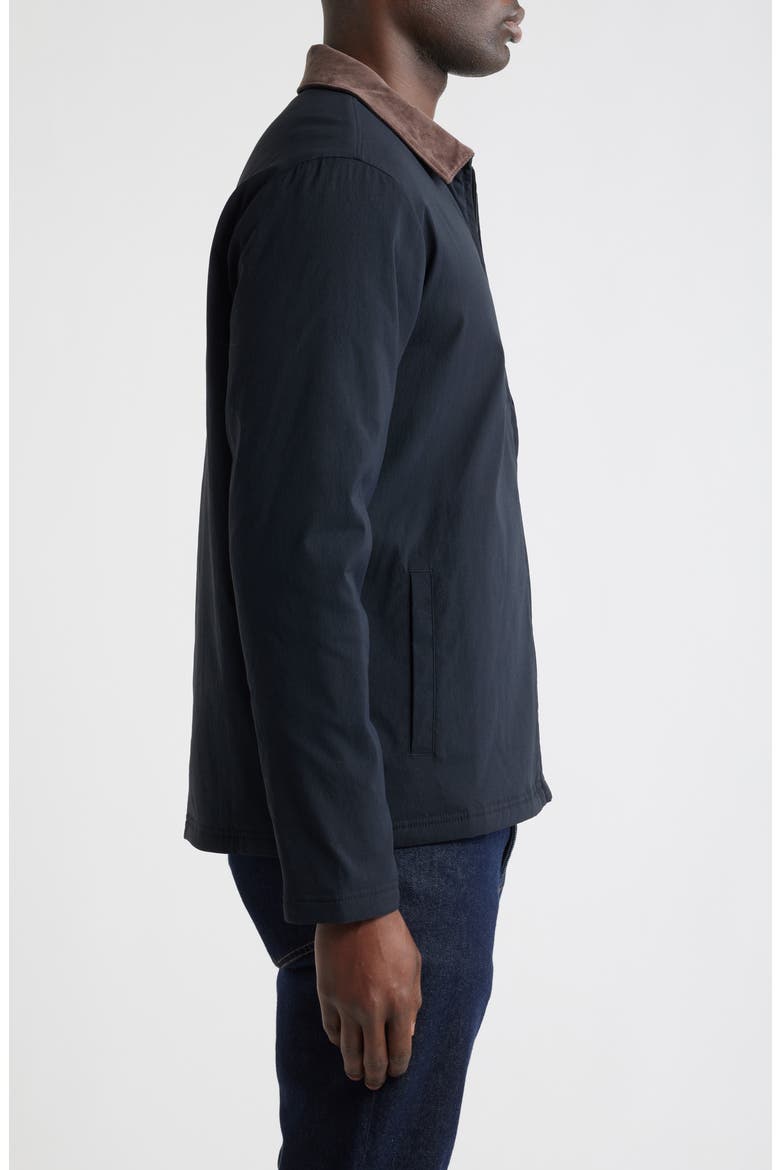 Nitro Noir Stretch Nylon Zip Jacket, Alternate, color, BLACK