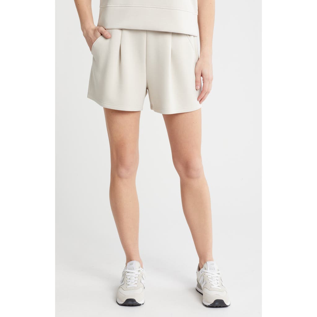 Z BY ZELLA Z BY ZELLA WHISPER SCUBA KNIT PLEATED SHORTS