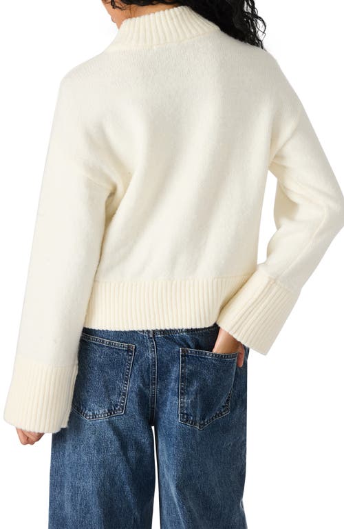 Steve Madden Ivi Mock Neck Sweater In Neutral