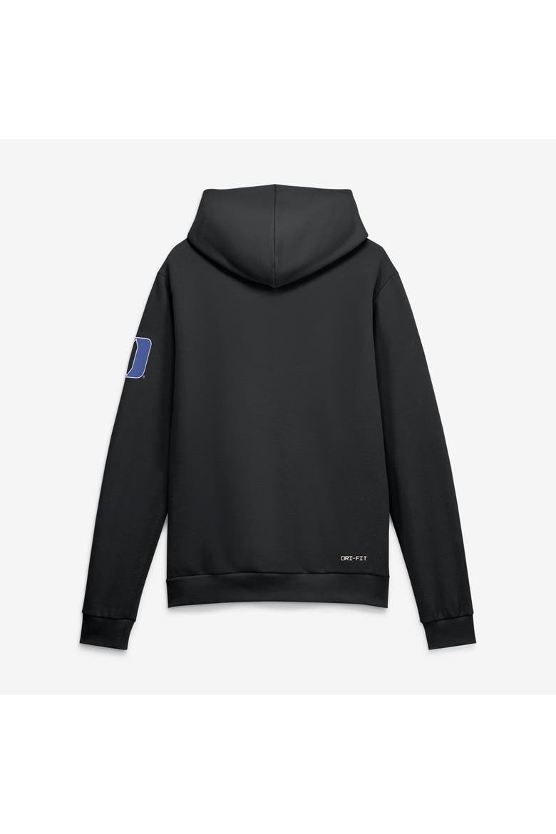 Men's Nike Black Duke Blue Devils 2026 Sideline Standard Issue Dri-FIT Hoodie, Alternate, color, Black