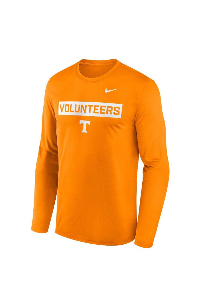 Nike Men's Nike Tennessee Orange Tennessee Volunteers Primetime Campus 2-Hit Legend Dri-FIT Long Sleeve T-Shirt, Alternate, color, Tennessee Orange