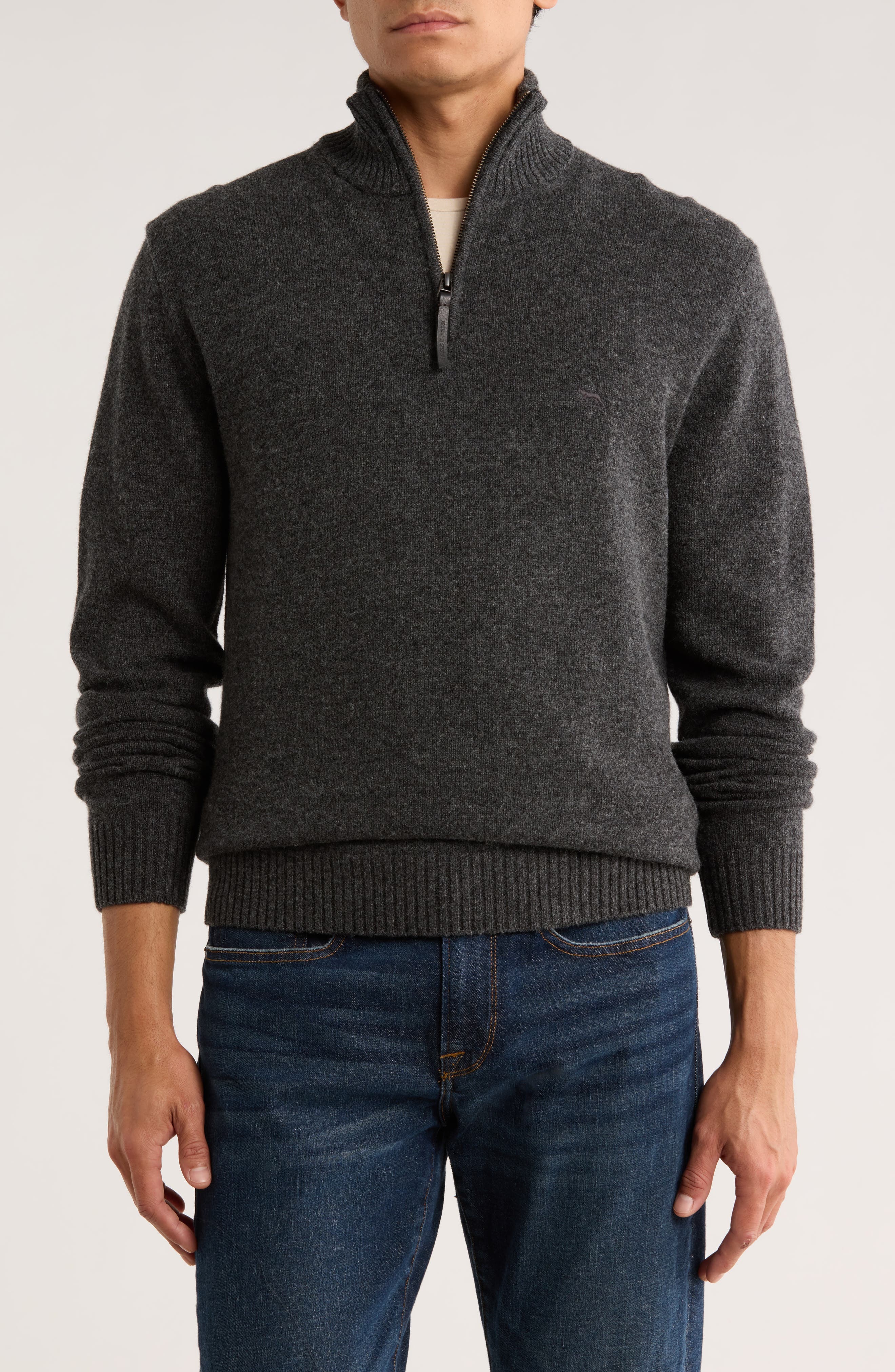 Rodd & Gunn Gammons Wool Quarter Zip Sweater