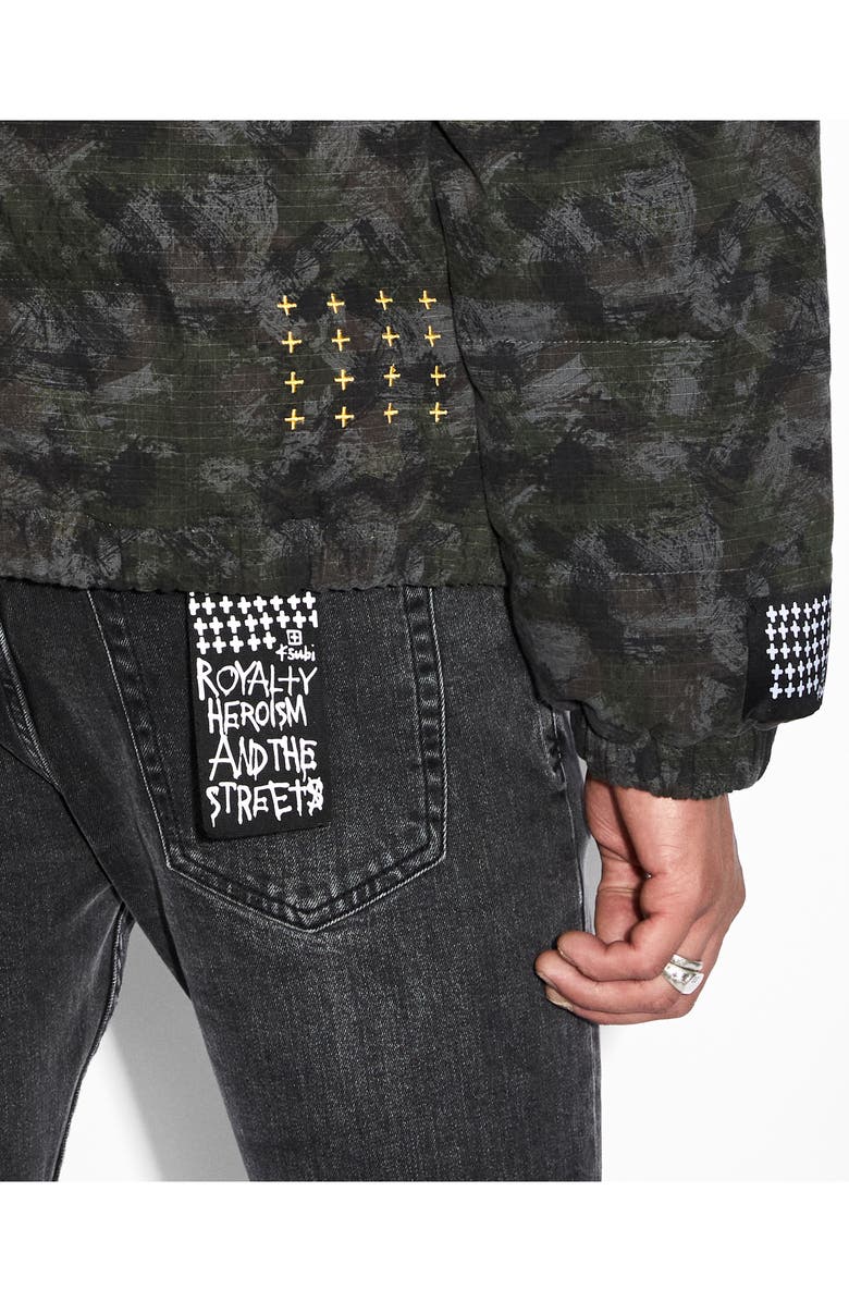 Ksubi Amnesia Reversible Cotton Puffer Jacket, Alternate, color, 