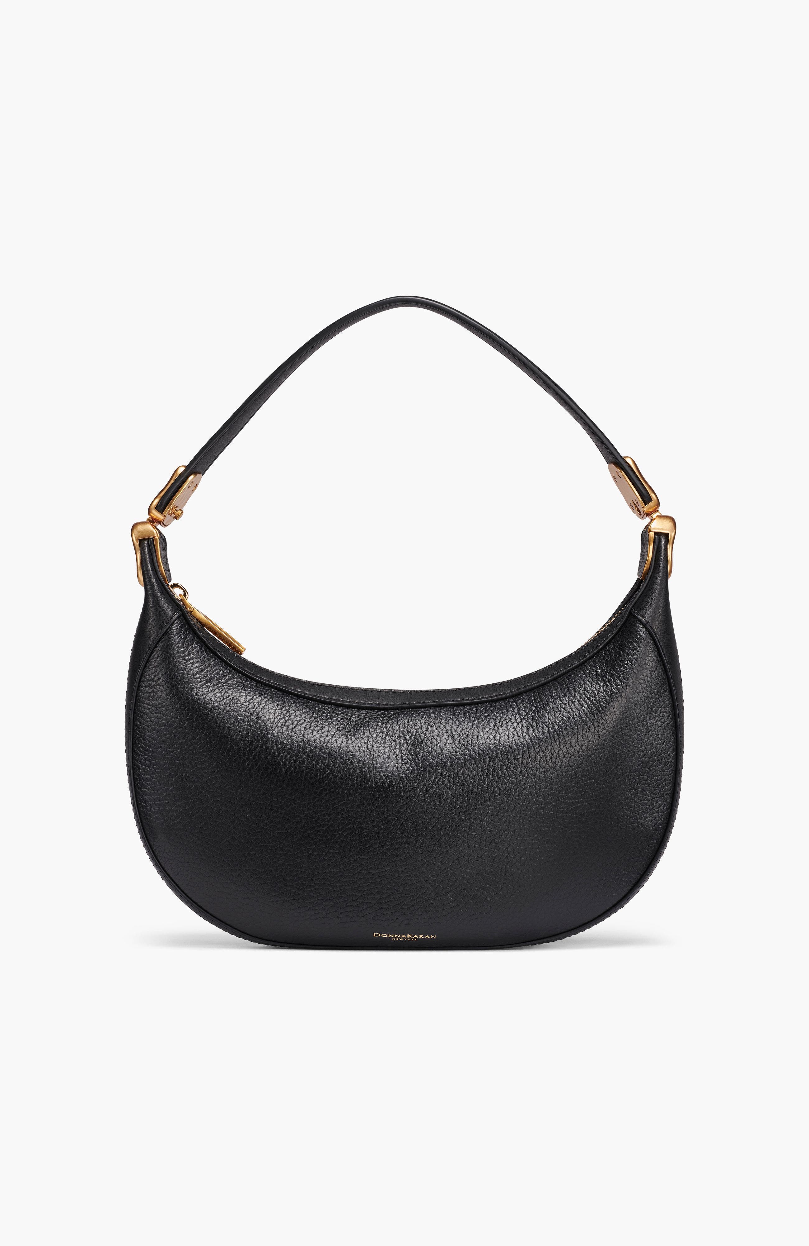 Donna Karan New York Serge Convertible Shoulder, Main, color, Black/Gold