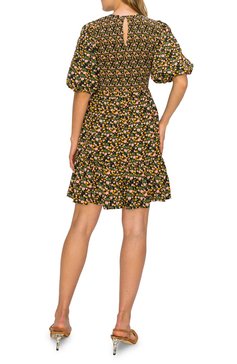 MELLODAY Puff Sleeve Dress, Alternate, color,
