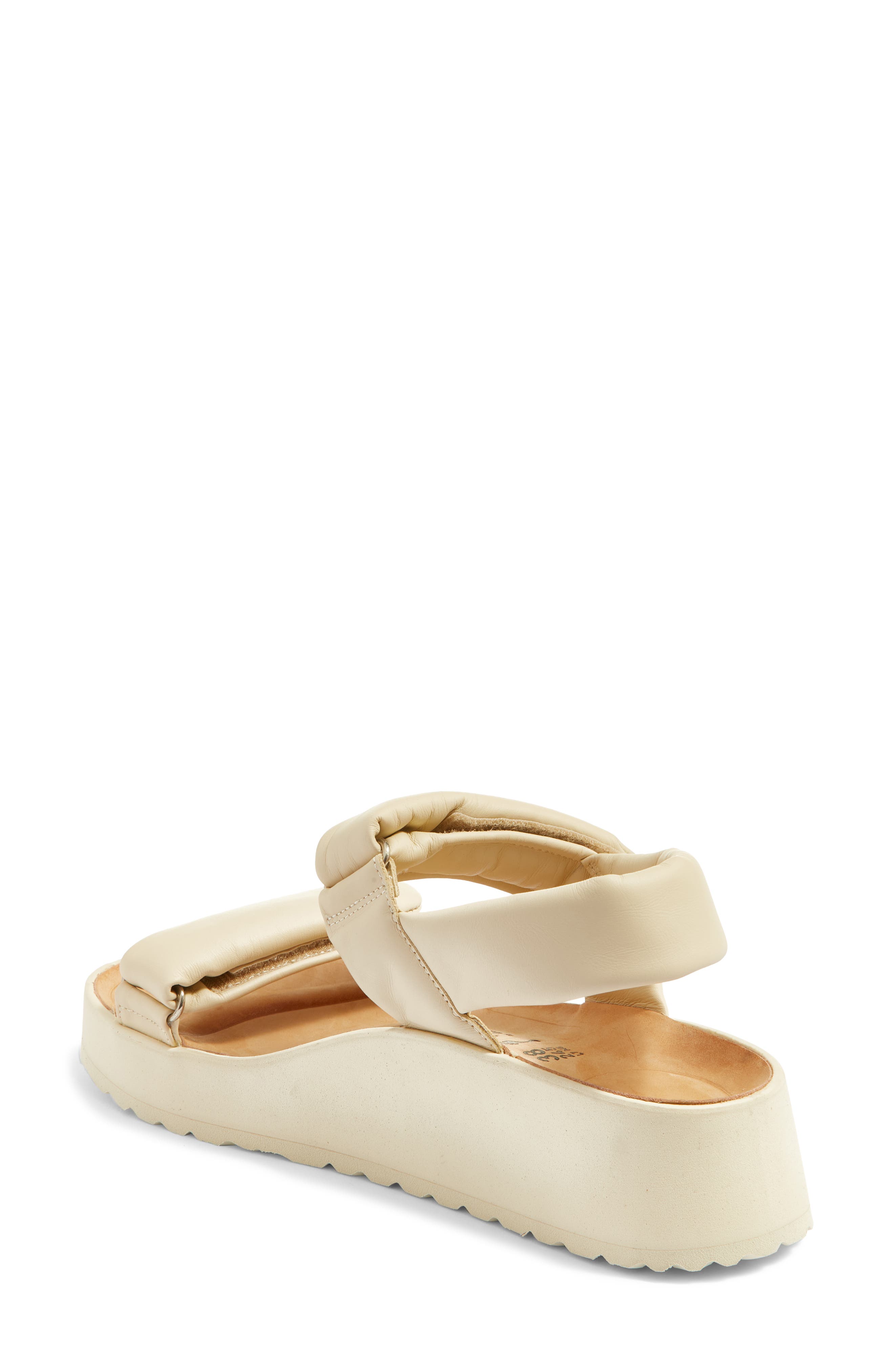 Birkenstock Papillio by Birkenstock Theda Platform Wedge Sandal, Alternate, color, Beige